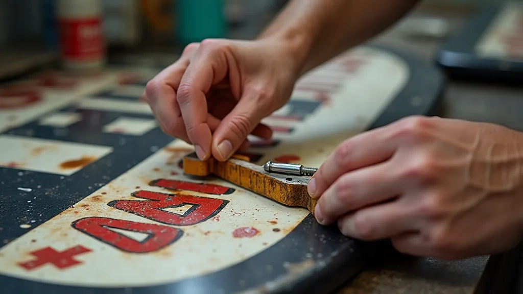 Gas sign repair process