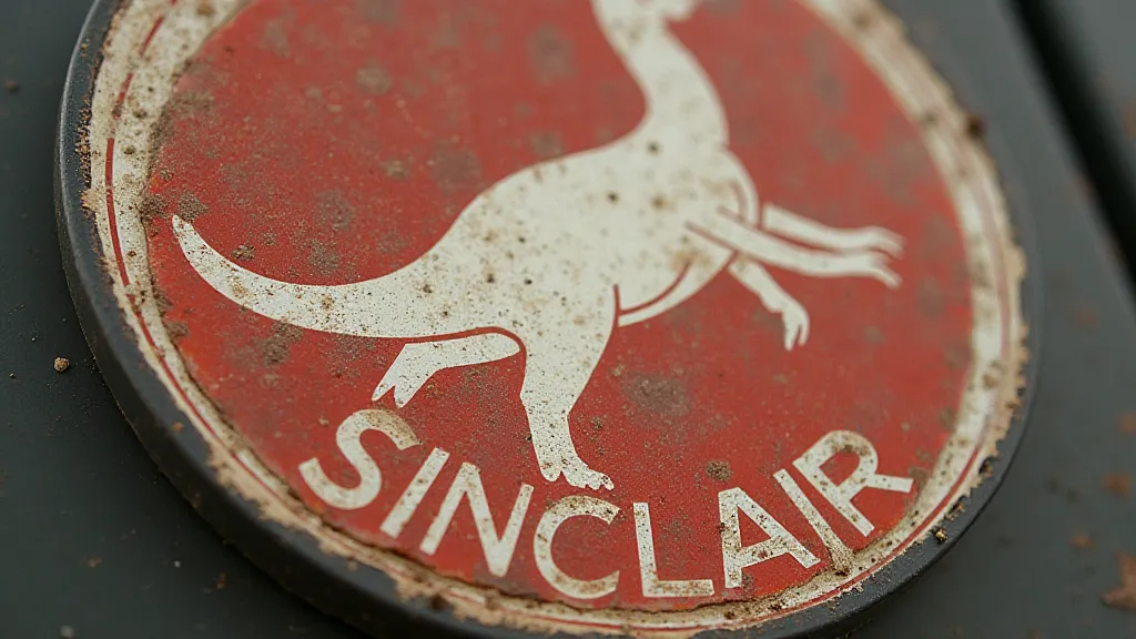 Vintage Sinclair gas sign